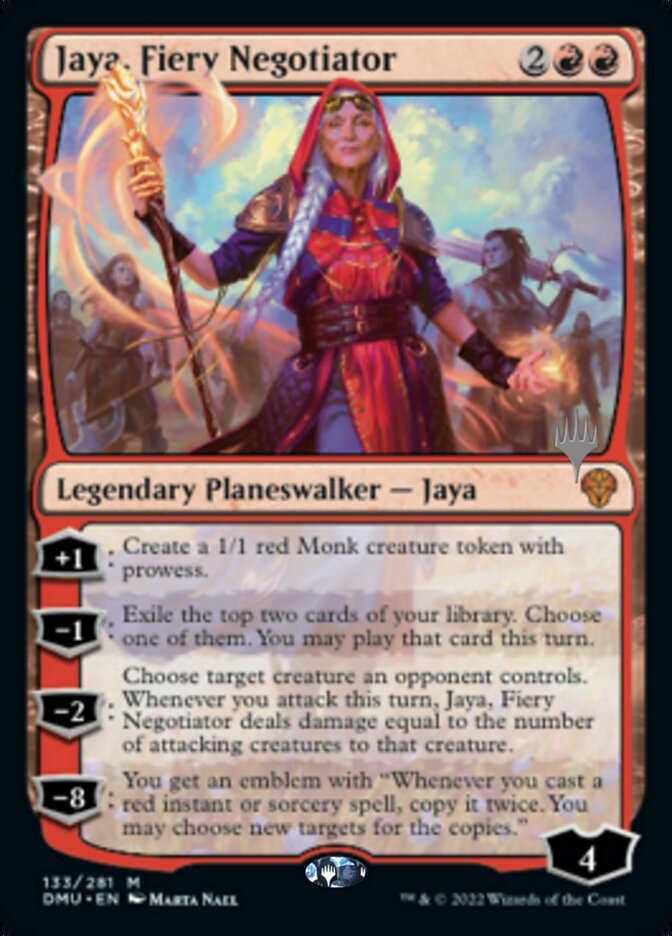 Jaya, Fiery Negotiator (Promo Pack) [Dominaria United Promos] | Total Play