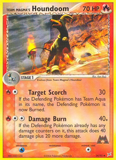 Team Magma's Houndoom (34/95) [EX: Team Magma vs Team Aqua] | Total Play