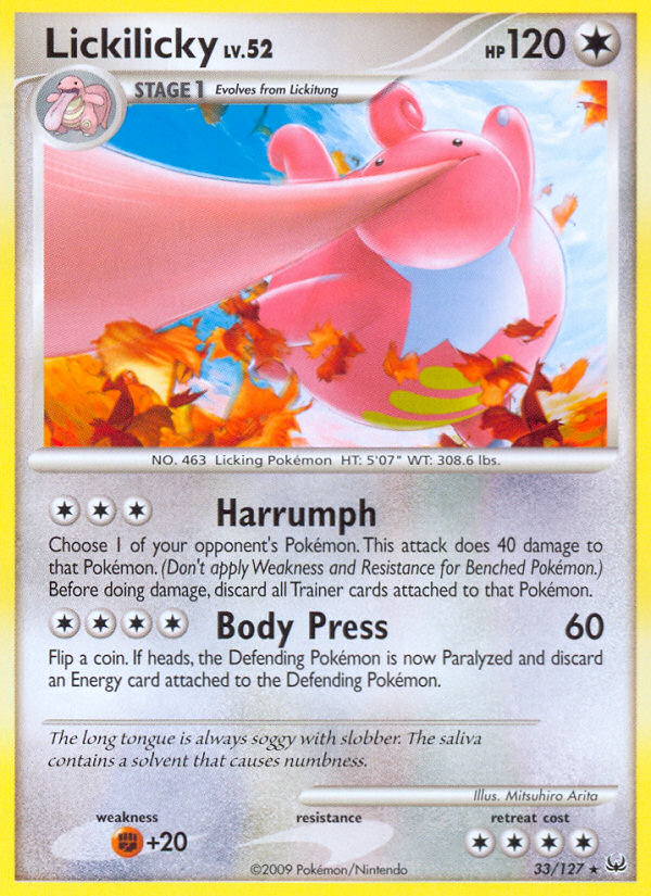 Lickilicky (33/127) [Platinum: Base Set] | Total Play