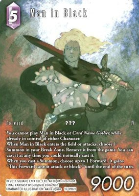 Man in Black (Full Art) [Rebellion's Call] | Total Play