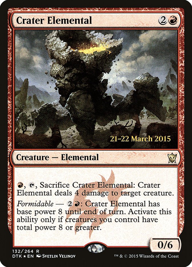 Crater Elemental [Dragons of Tarkir Prerelease Promos] | Total Play