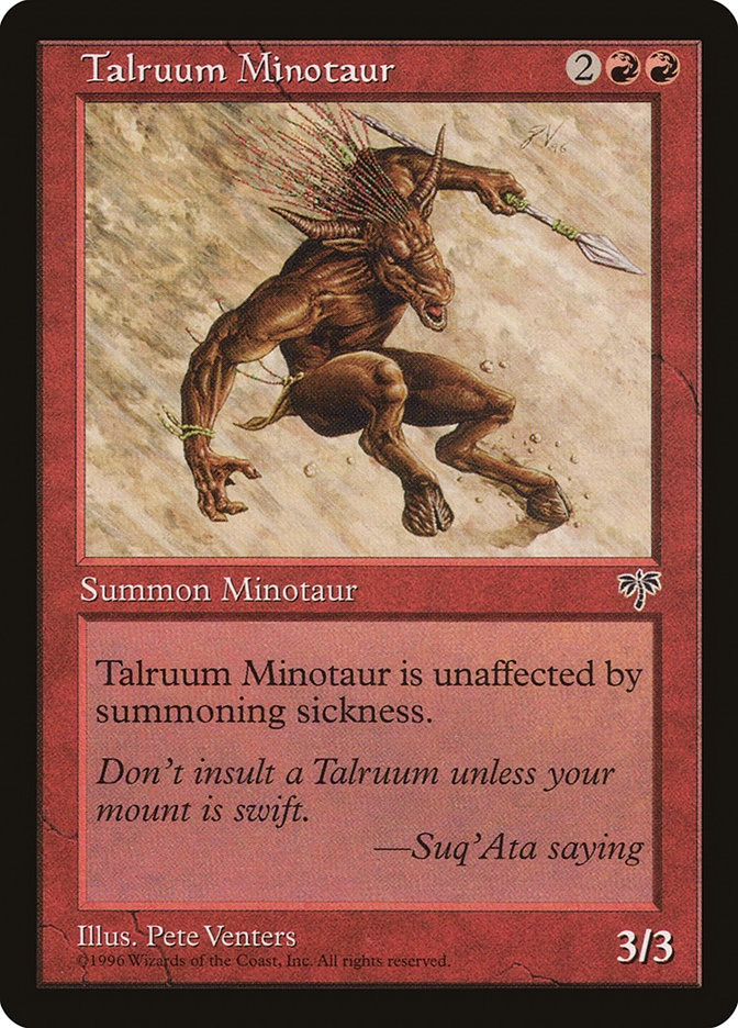Talruum Minotaur [Mirage] | Total Play