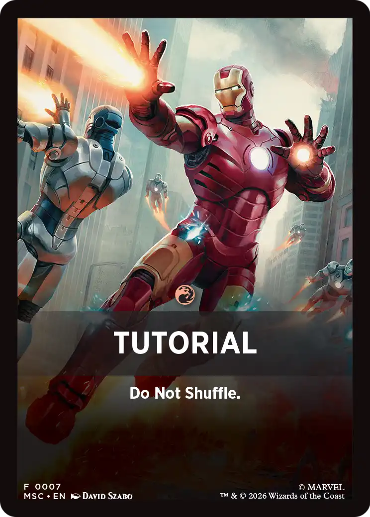 Tutorial Theme Card (0007) [Marvel Super Heroes Commander] | Total Play