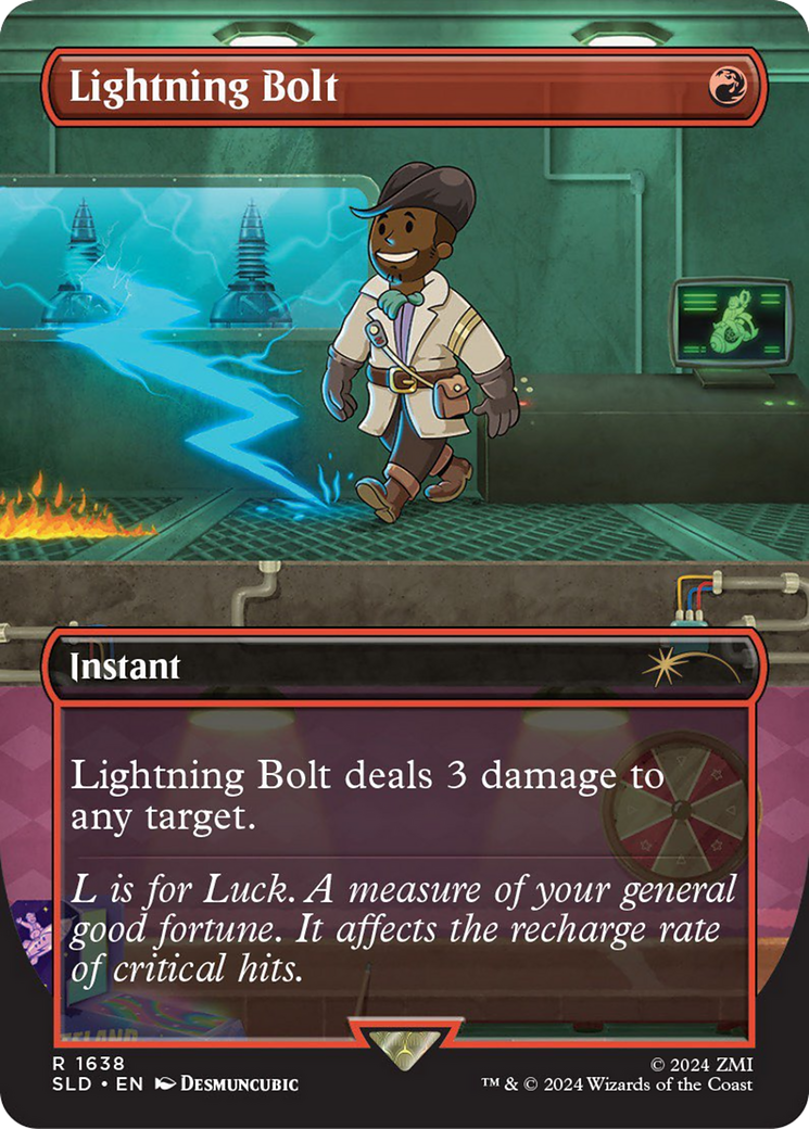 Lightning Bolt (1638) (Rainbow Foil) [Secret Lair Drop Series] | Total Play