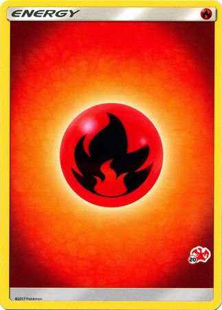 Fire Energy (Charizard Stamp #20) [Battle Academy 2020] | Total Play