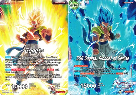 Gogeta // SSB Gogeta, Prophet of Demise (BT11-001) [Vermilion Bloodline] | Total Play