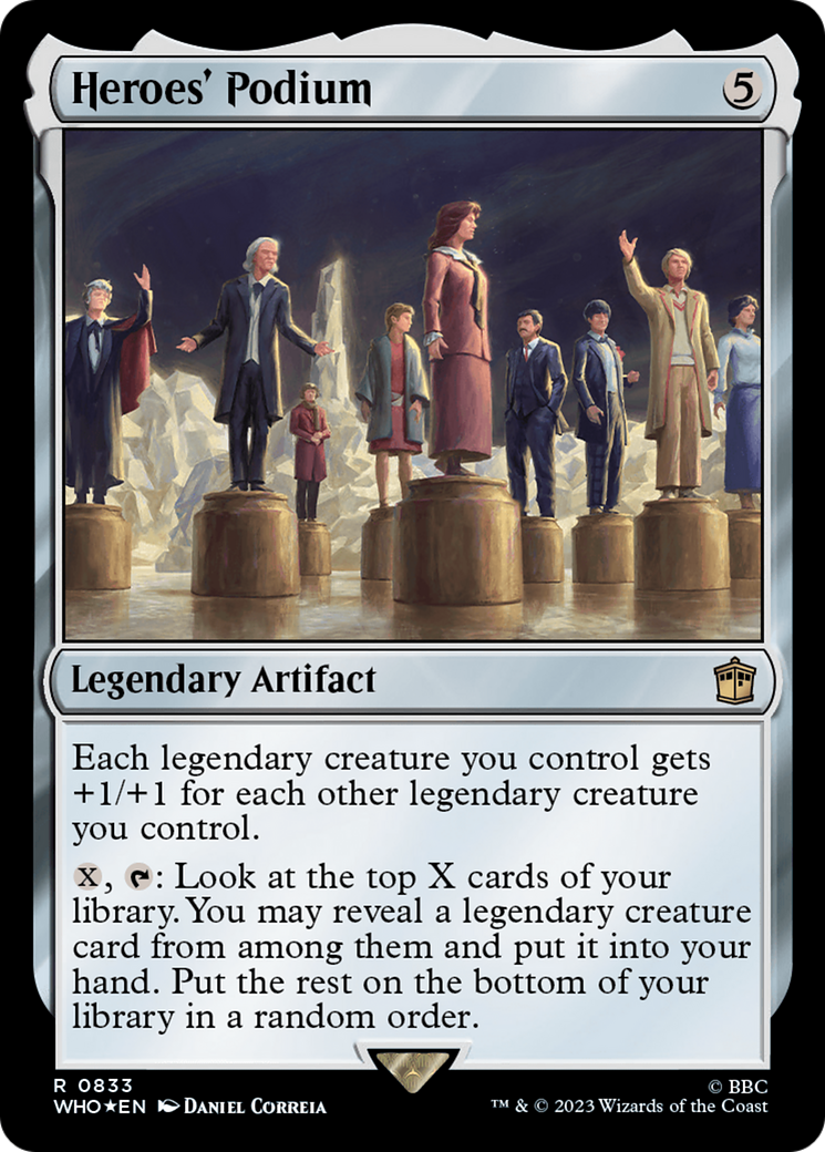 Heroes' Podium (Surge Foil) [Doctor Who] | Total Play