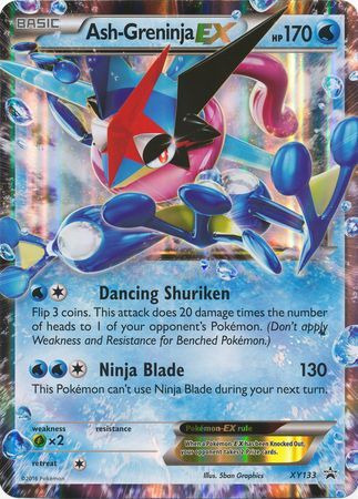 Ash-Greninja EX (XY133) (Jumbo Card) [XY: Black Star Promos] | Total Play