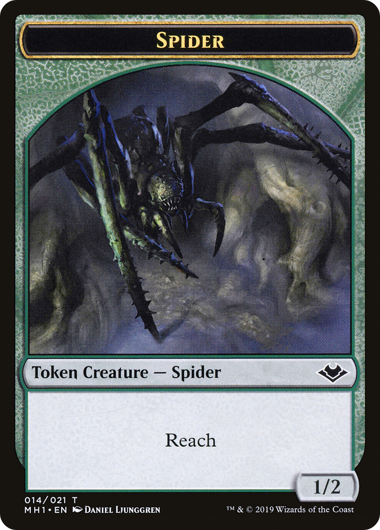 Shapeshifter // Spider Double-Sided Token [Modern Horizons Tokens] | Total Play