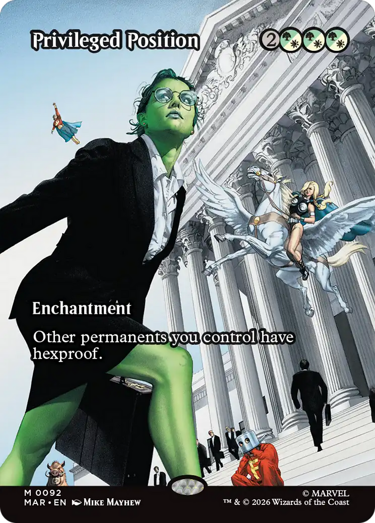 Privileged Position (Borderless) [Marvel Universe: Eternal-Legal] | Total Play