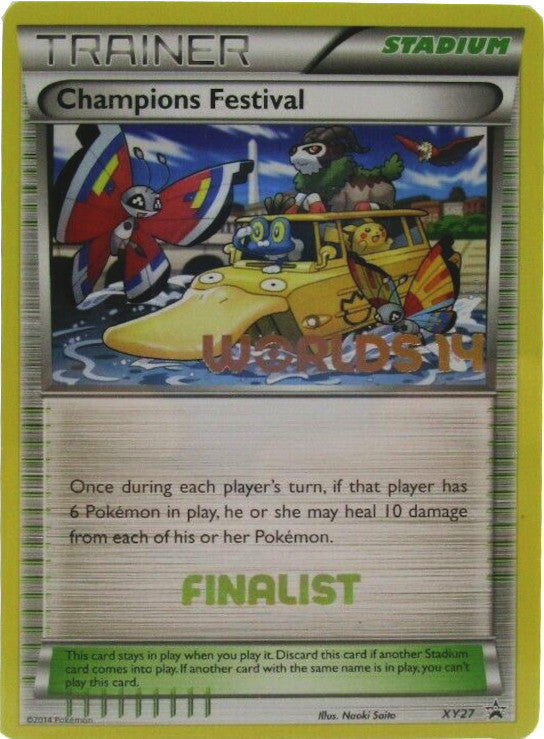 Champions Festival (XY27) (2014 Finalist) [XY: Black Star Promos] | Total Play