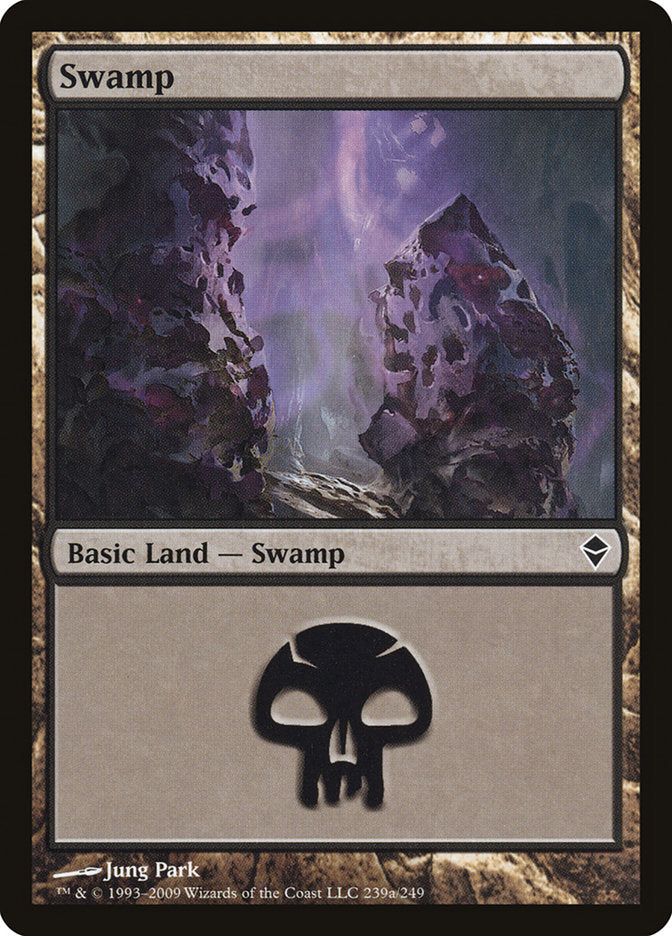Swamp (239a) [Zendikar] | Total Play