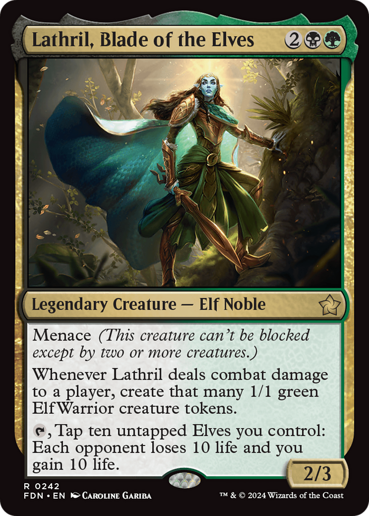 Lathril, Blade of the Elves [Foundations] | Total Play