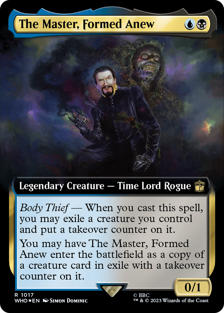 The Master, Formed Anew (Extended Art) (Surge Foil) [Doctor Who] | Total Play