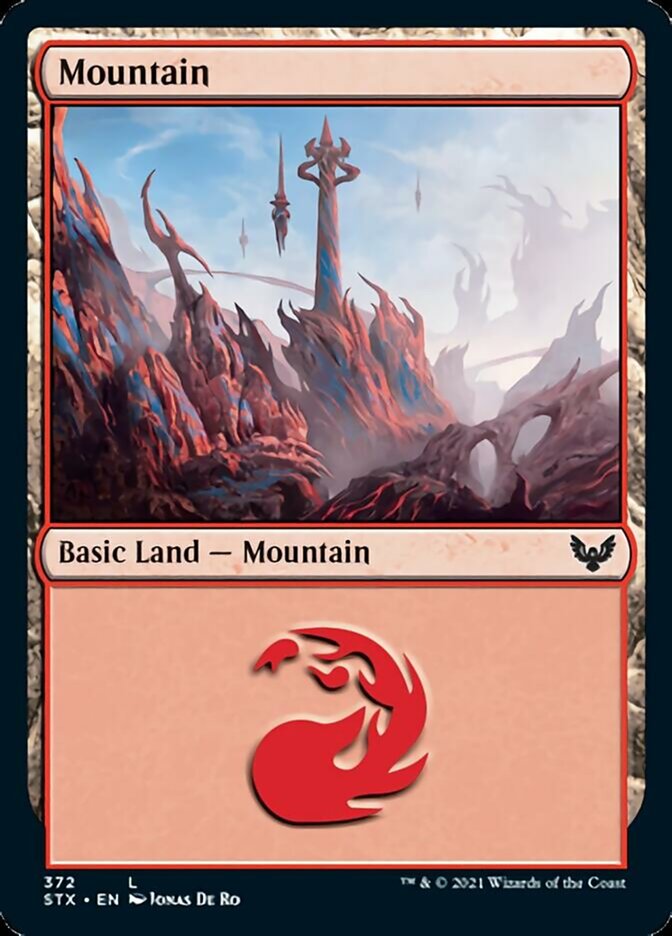 Mountain (372) [Strixhaven: School of Mages] | Total Play