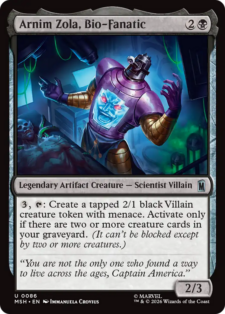 Arnim Zola, Bio-Fanatic [Marvel Super Heroes] | Total Play