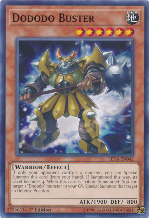 Dododo Buster [LED6-EN042] Common | Total Play