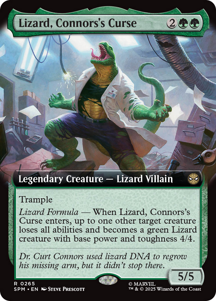 Lizard, Connors's Curse (Extended Art) [Marvel's Spider-Man] | Total Play