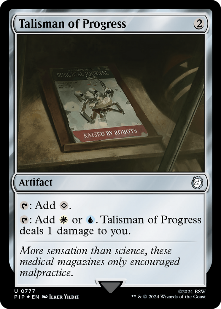 Talisman of Progress (Surge Foil) [Fallout] | Total Play