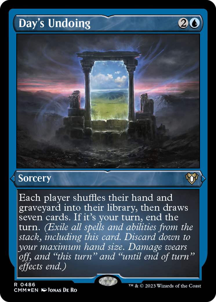 Day's Undoing (Foil Etched) [Commander Masters] | Total Play