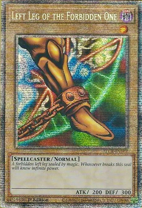 Left Leg of the Forbidden One [BLCR-EN103] Starlight Rare | Total Play