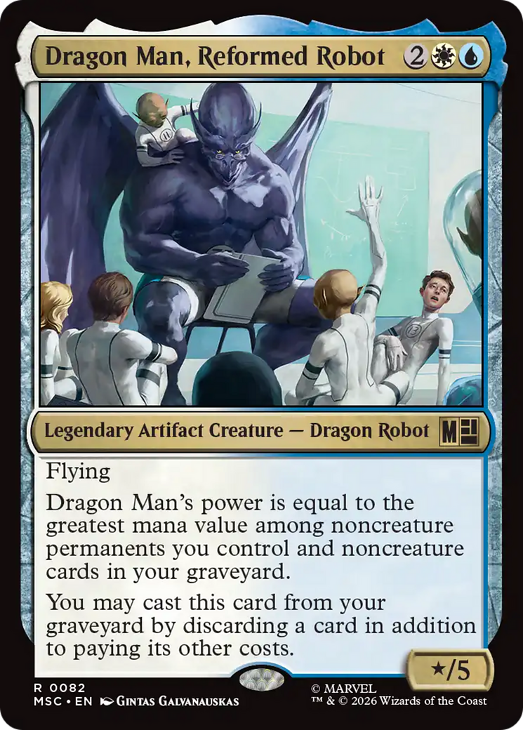 Dragon Man, Reformed Robot (Surge Foil) [Marvel Super Heroes Commander] | Total Play