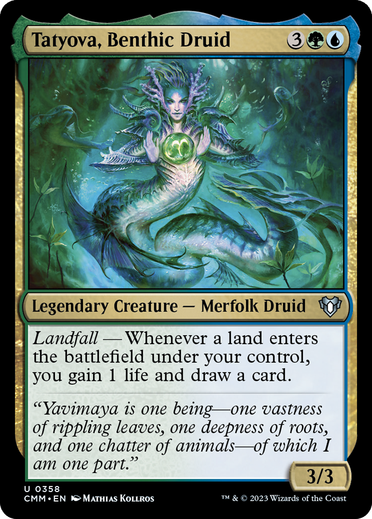 Tatyova, Benthic Druid [Commander Masters] | Total Play