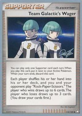 Team Galactic's Wager (115/123) (Bliss Control - Paul Atanassov) [World Championships 2008] | Total Play