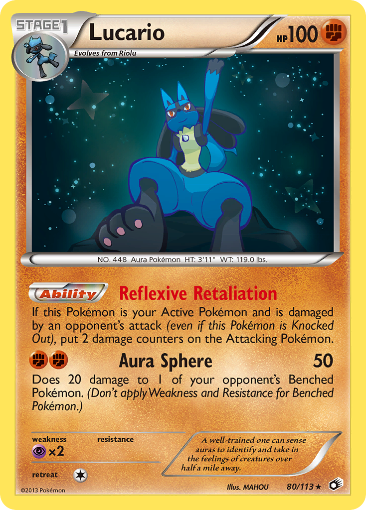 Lucario (80/113) [Black & White: Legendary Treasures] | Total Play