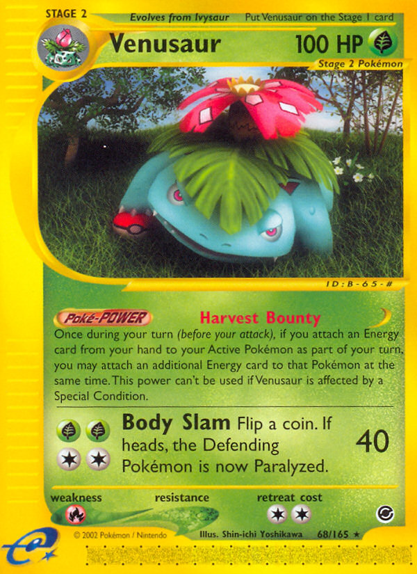 Venusaur (68/165) [Expedition: Base Set] | Total Play