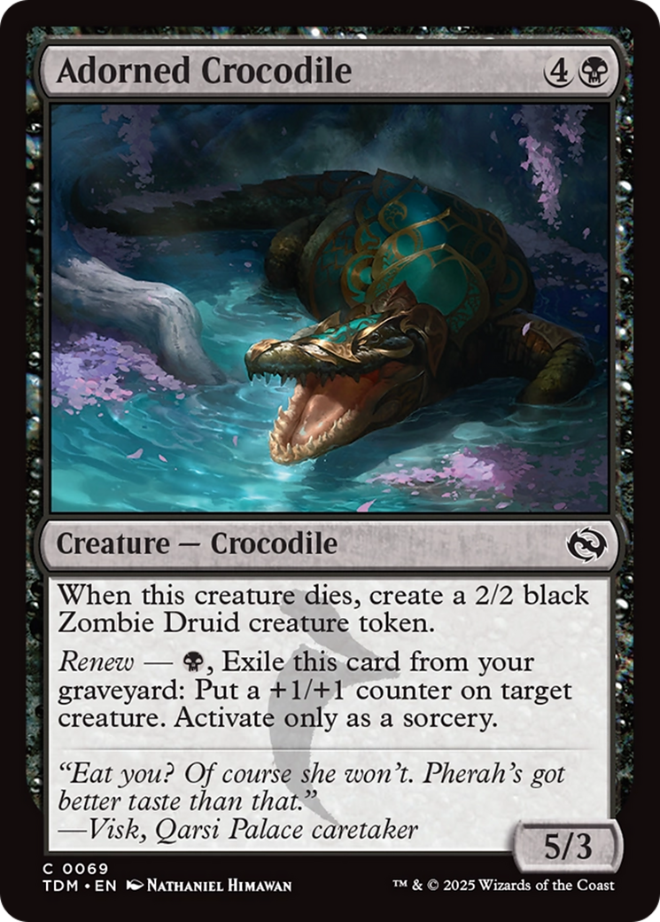 Adorned Crocodile [Tarkir: Dragonstorm] | Total Play