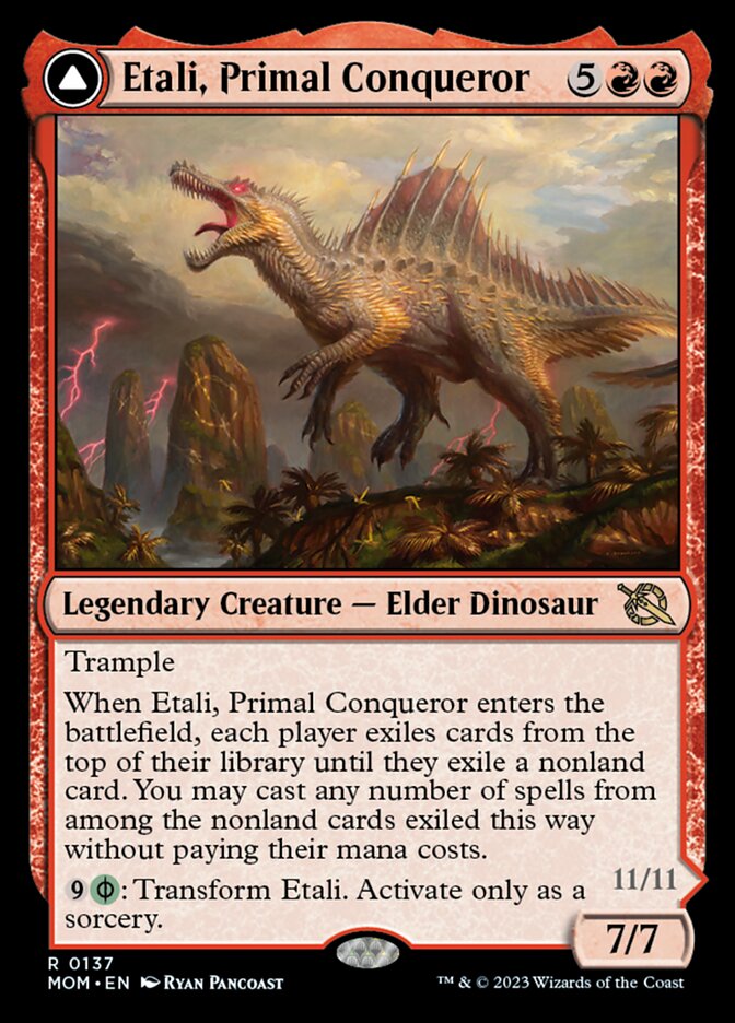Etali, Primal Conqueror // Etali, Primal Sickness [March of the Machine] | Total Play