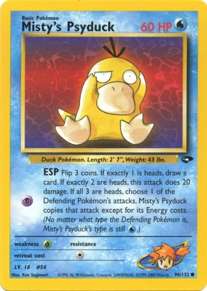 Misty's Psyduck (90/132) [Gym Challenge Unlimited] | Total Play