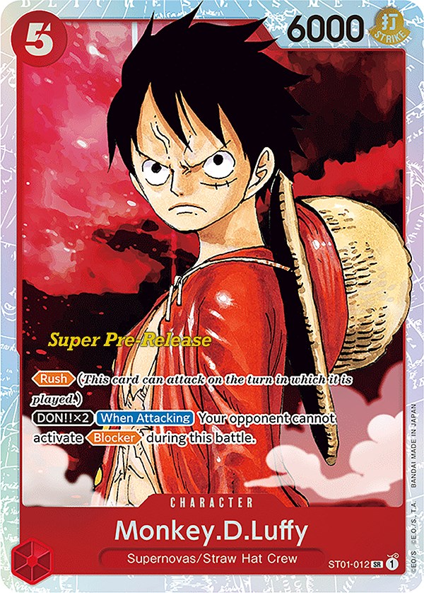 Monkey.D.Luffy (012) [Super Pre-Release Starter Deck: Straw Hat Crew] | Total Play