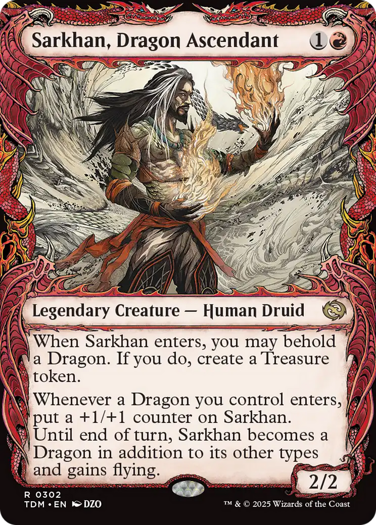 Sarkhan, Dragon Ascendant (0302) (Showcase) [Tarkir: Dragonstorm] | Total Play