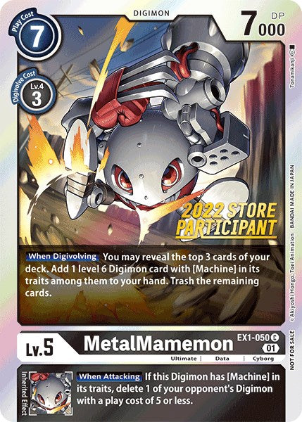 MetalMamemon [EX1-050] (2022 Store Participant) [Classic Collection Promos] | Total Play