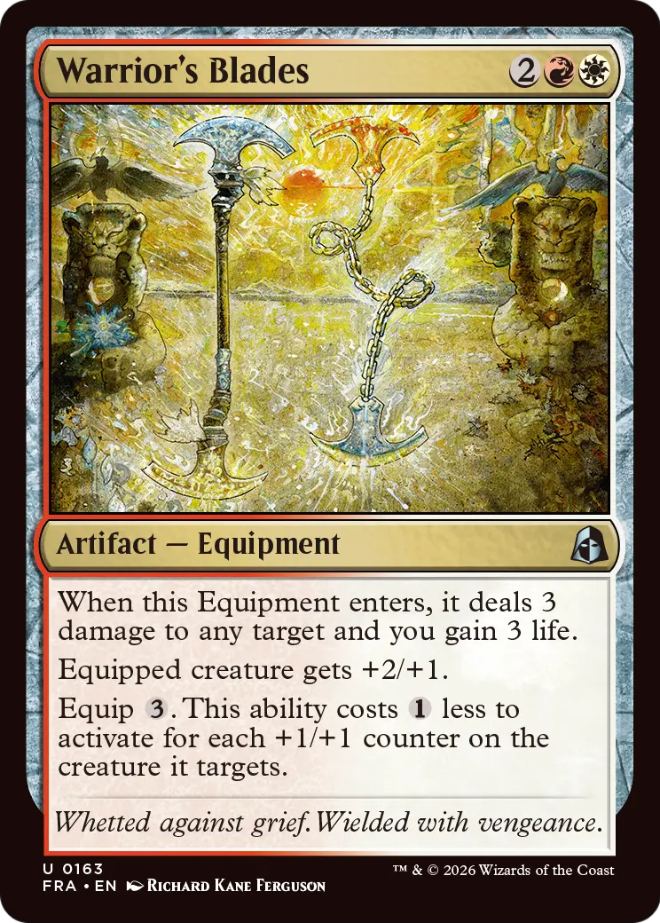 Warrior's Blades [Reality Fracture] | Total Play
