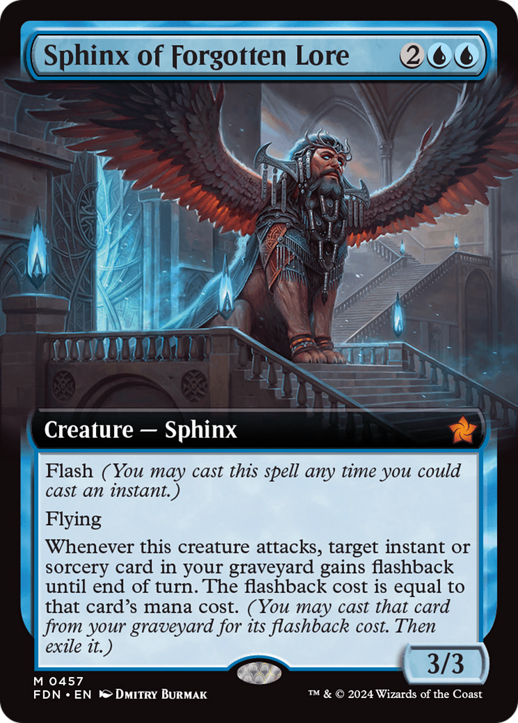 Sphinx of Forgotten Lore (Extended Art) [Foundations] | Total Play