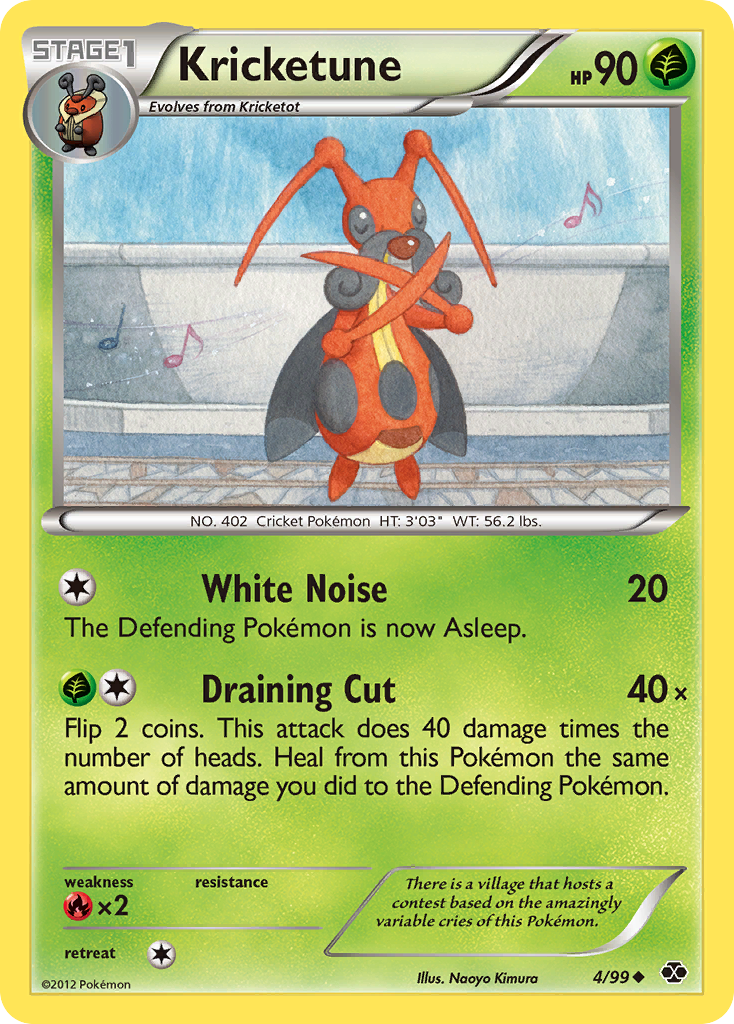 Kricketune (4/99) [Black & White: Next Destinies] | Total Play