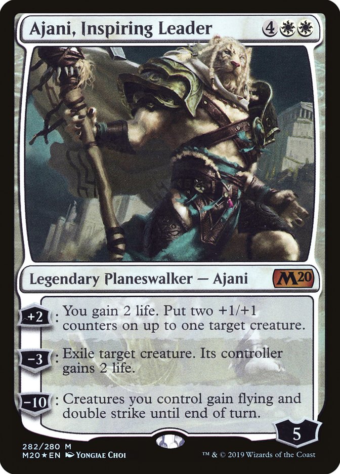 Ajani, Inspiring Leader [Core Set 2020] | Total Play