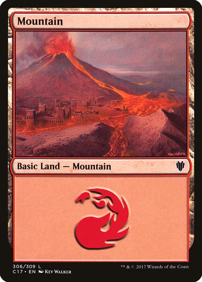 Mountain (306) [Commander 2017] | Total Play