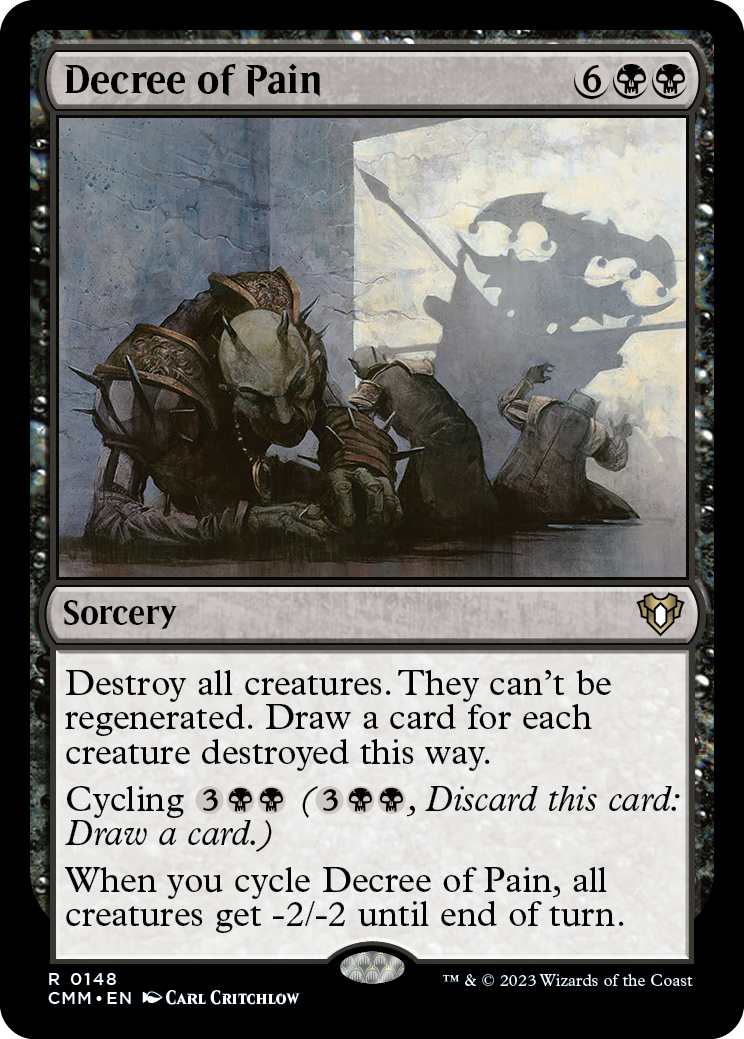 Decree of Pain [Commander Masters] | Total Play