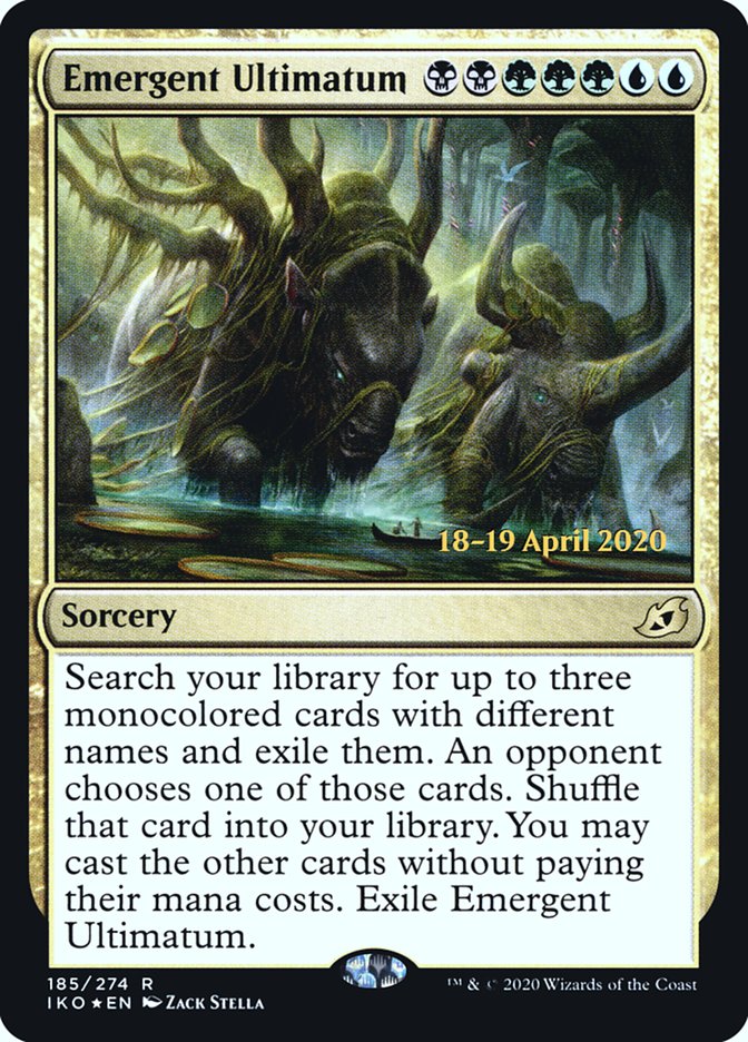 Emergent Ultimatum [Ikoria: Lair of Behemoths Prerelease Promos] | Total Play