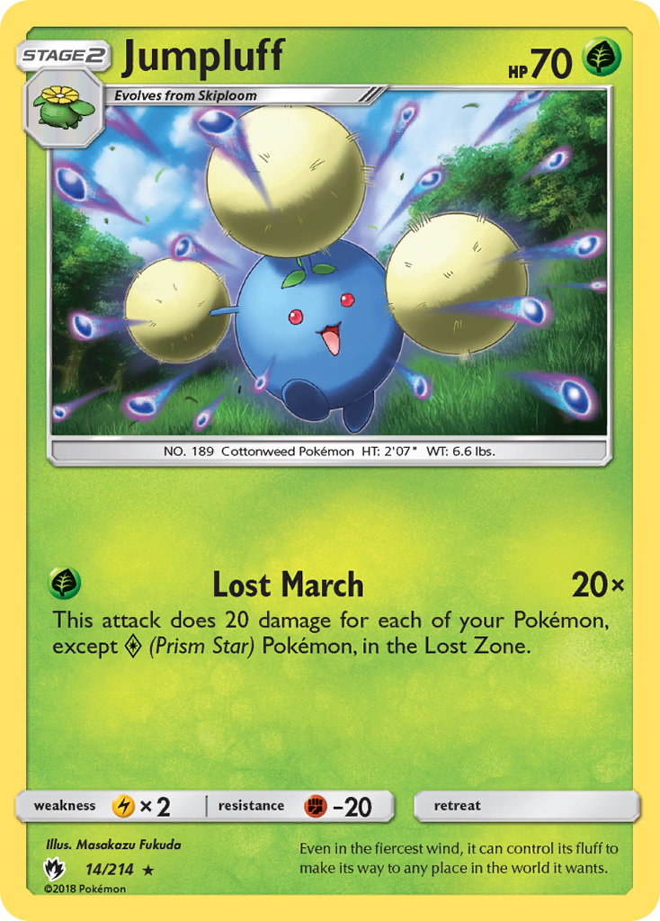 Jumpluff (14/214) [Sun & Moon: Lost Thunder] | Total Play