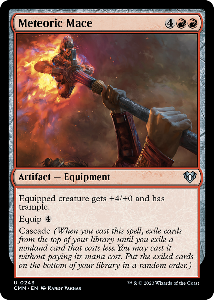 Meteoric Mace [Commander Masters] | Total Play