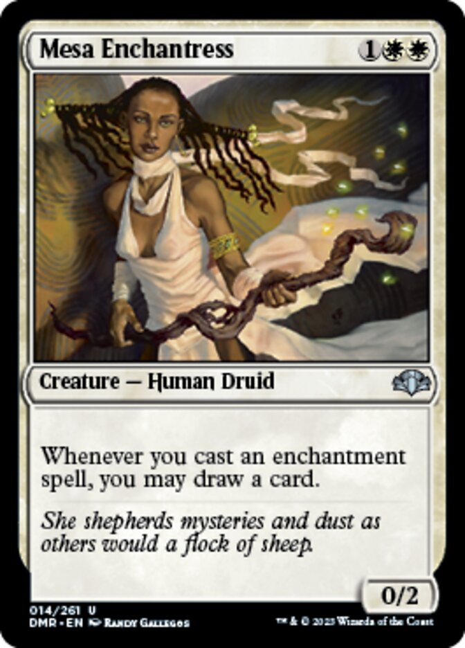 Mesa Enchantress [Dominaria Remastered] | Total Play