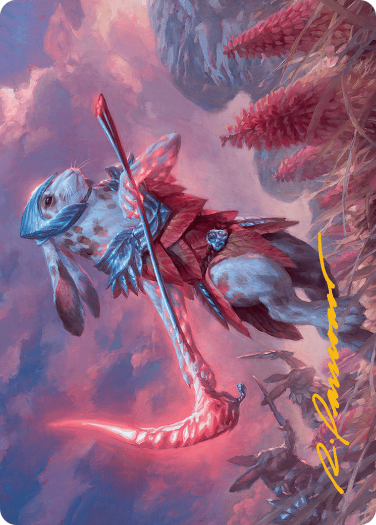 Baylen, the Haymaker Art Card (Gold-Stamped Signature) [Bloomburrow Art Series] | Total Play