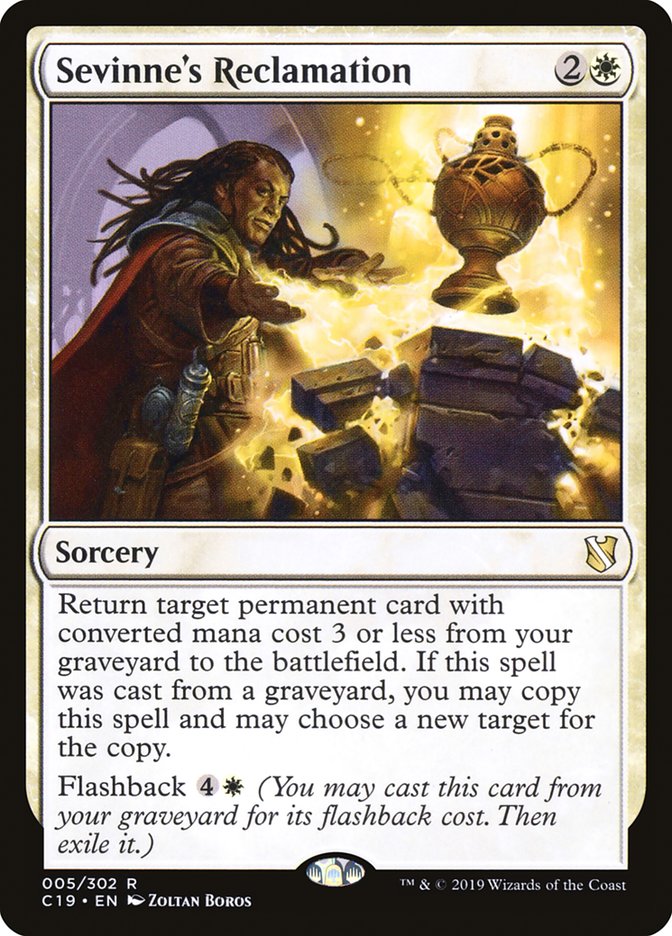 Sevinne's Reclamation [Commander 2019] | Total Play