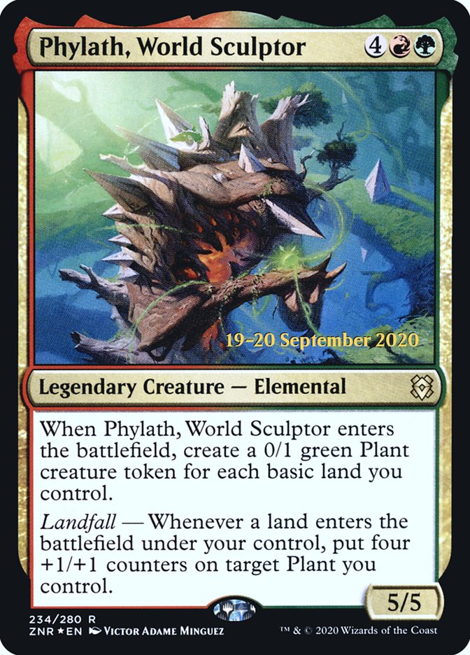 Phylath, World Sculptor [Zendikar Rising Prerelease Promos] | Total Play