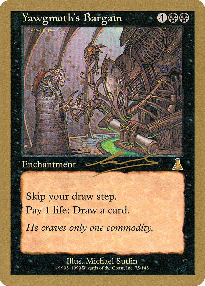 Yawgmoth's Bargain (Nicolas Labarre) [World Championship Decks 2000] | Total Play